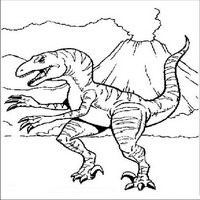 Раскраски с динозаврами - Техна