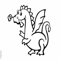 Раскраски с драконами - эмблема
