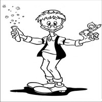 Раскраски с героями из мультфильма Дональд Дак (Donald Fauntleroy Duck) - винт разболтайло