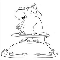 Раскраски с героями из мультфильма Рататуй (Ratatouille) - отец Реми