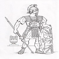 Воины древности -  римский воин