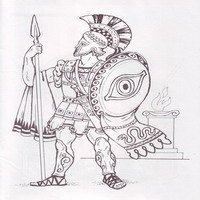 Воины древности -  греческий воин