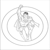Раскраски с Супермэном (Superman) - вперёд