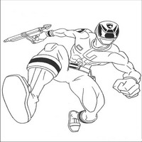 Раскраски с героями Могучими ренджерами (Power Rangers) - раздавлю зло