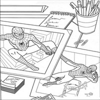 Раскраски с Человеком-пауком (Spider-Man) - фотографии
