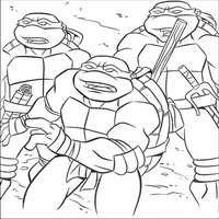 Раскраски с Черепашками-ниндзя (Teenage Mutant Ninja Turtles, TMNT) - удивление