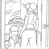 Раскраски с Черепашками-ниндзя (Teenage Mutant Ninja Turtles, TMNT) - в гостях