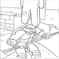 Раскраски с Черепашками-ниндзя (Teenage Mutant Ninja Turtles, TMNT) - где ты, выходи на бой