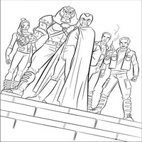 Раскраски с Людями икс (X-Men) - Магнито и его команда